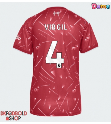 Liverpool Virgil van Dijk #4 Hjemmebanetrøje Dame 2026-27 Kort ærmer Liverpool Virgil van Dijk #4 Hjemmebanetrøje Dame 2026-27 Kort ærmer